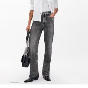 Rag & Bone Miramar Shea , raven, size 28